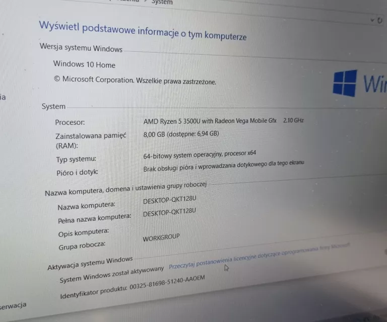 LAPTOP HUAWEI MATEBOOK D14 NBL-WAQ9R 512GB/8GB
