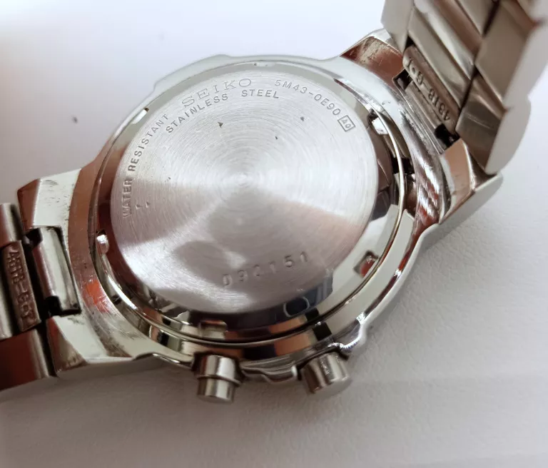 ZEGAREK SEIKO KINETIC 5M43-0E90 090151 OPIS!!!!