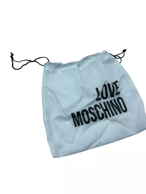 LOVE MOSCHINO TOREBKA NAPISY CZARNA