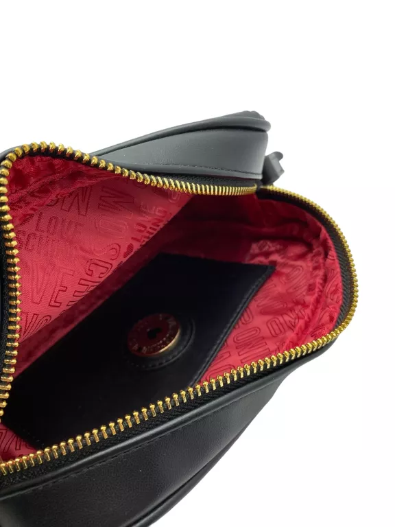 LOVE MOSCHINO TOREBKA NAPISY CZARNA