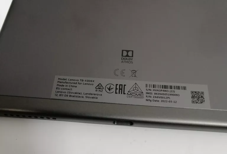 TABLET LENOVO TAB M10 HD 64GB KOMPLET