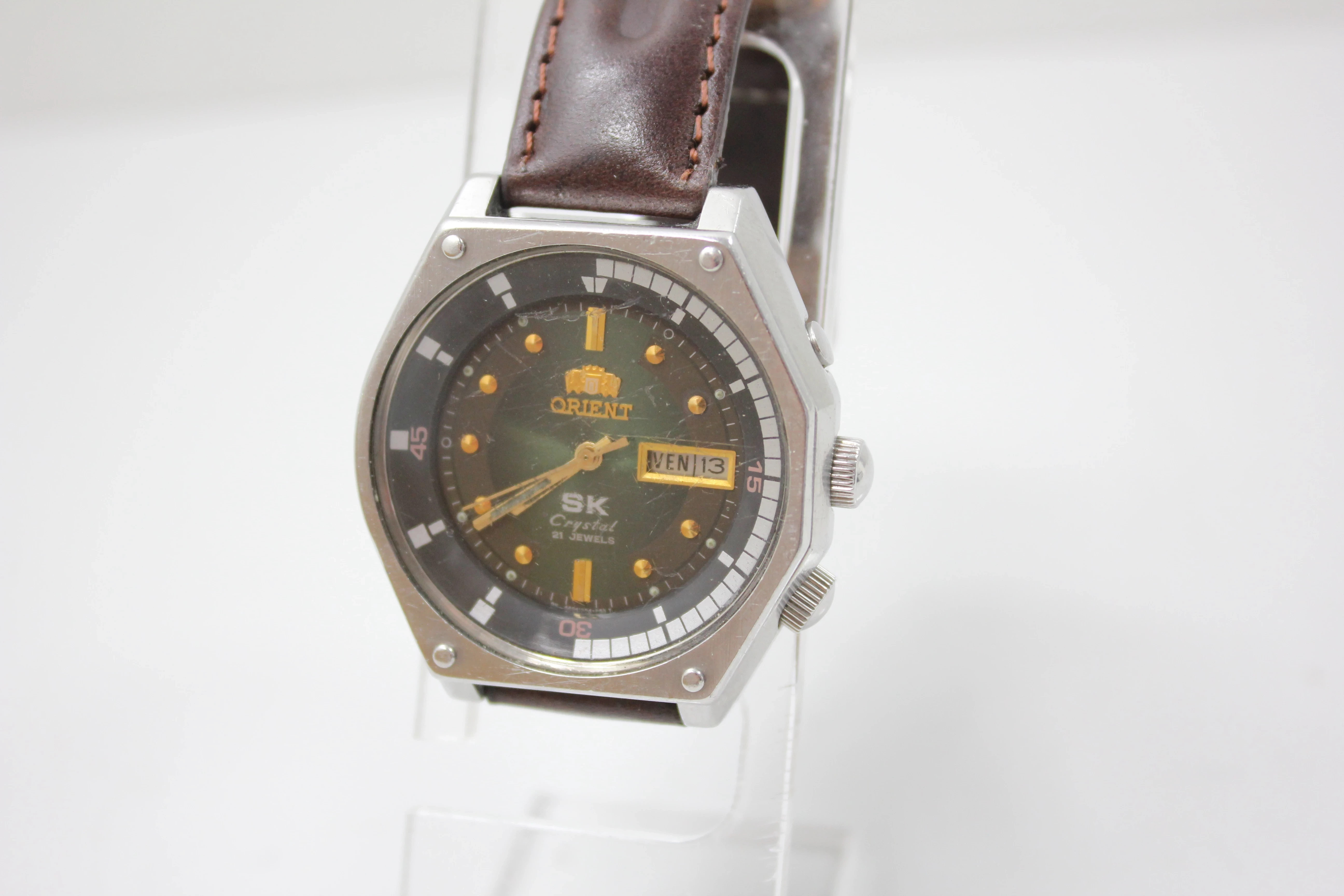 ZEGAREK ORIENT SK CRYSTAL 21 JEWELS Y469135A-4B CA | Męskie