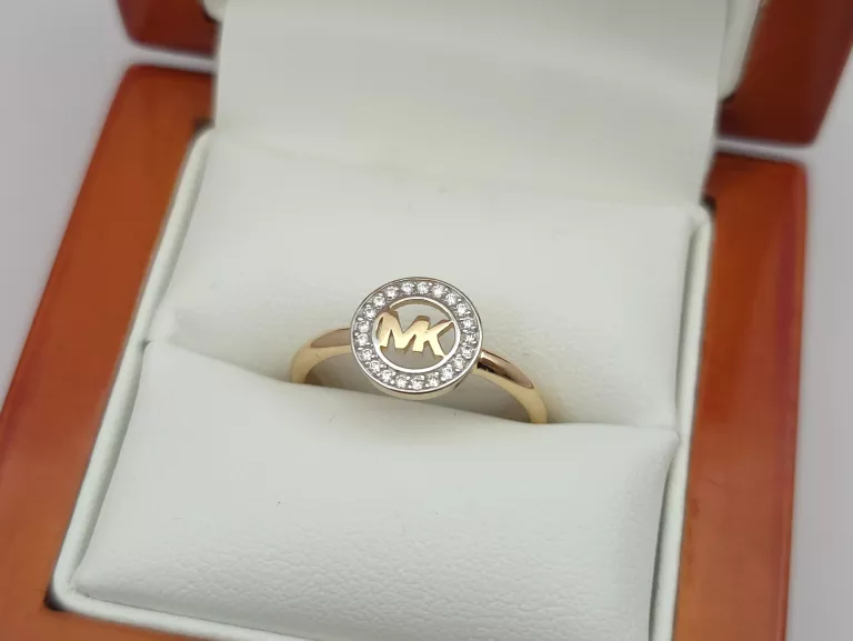 ZŁOTY PIERŚCIONEK W STYLU MK - 585 14K R.15 2,35G
