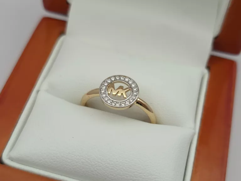 ZŁOTY PIERŚCIONEK W STYLU MK - 585 14K R.15 2,35G