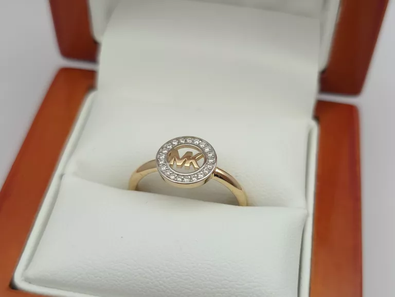 ZŁOTY PIERŚCIONEK W STYLU MK - 585 14K R.15 2,35G