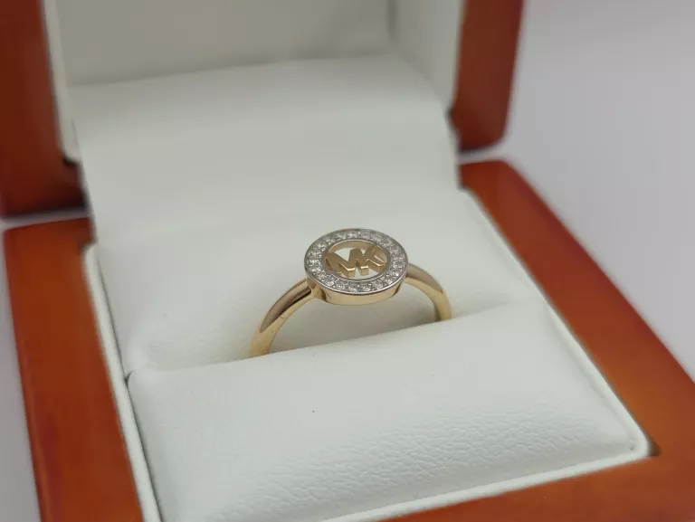 ZŁOTY PIERŚCIONEK W STYLU MK - 585 14K R.15 2,35G