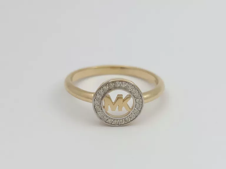 ZŁOTY PIERŚCIONEK W STYLU MK - 585 14K R.15 2,35G
