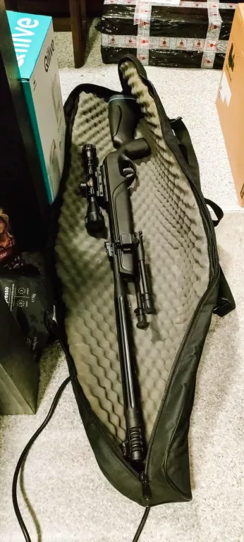 WIATRÓWKA SPRĘŻYNOWA GAMO HPA MI KALIBER 4,5 MM LUFA GWINTOWANA + FUTERAŁ
