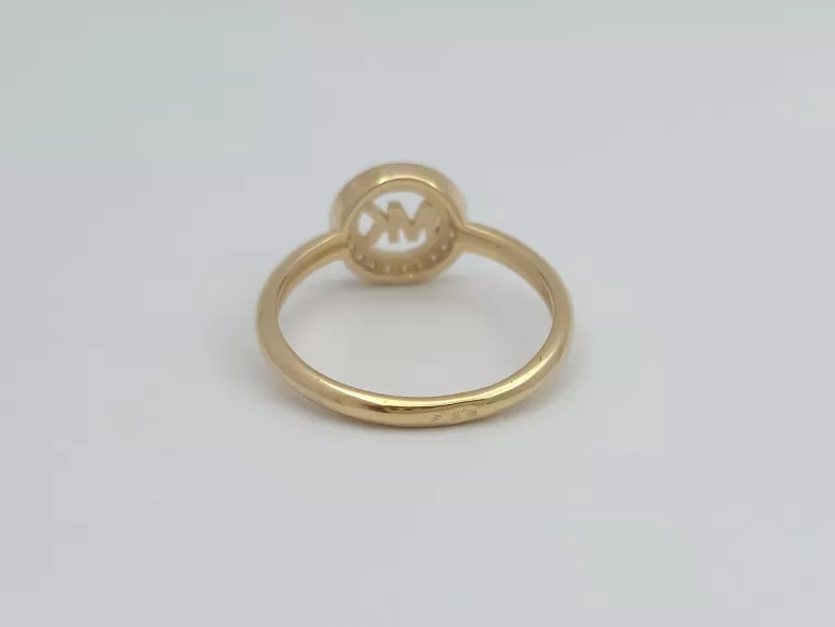 ZŁOTY PIERŚCIONEK W STYLU MK - 585 14K R.15 2,35G