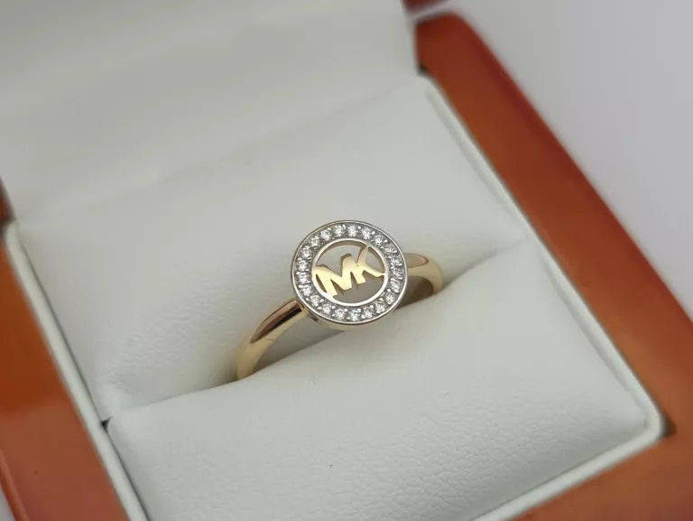 ZŁOTY PIERŚCIONEK W STYLU MK - 585 14K R.15 2,35G