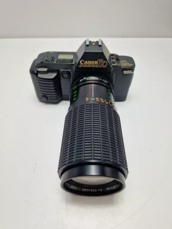 APARAT CANON T70 + MAGINON SERIE G 70-210MM + EXAKTA 35-70MM 1:35-4.5