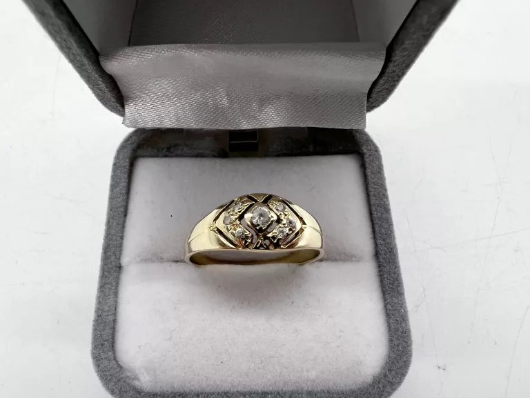 sliczny-zloty-pierscionek-z-kamieniami-585230gr13-rodzaj-wyrob-jubilerski