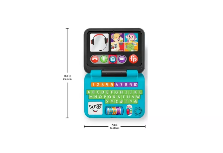 ZABAWKA LAPTOP EDUKACYJNY FISHER PRICE UCZ SIĘ I ŚMIEJ!