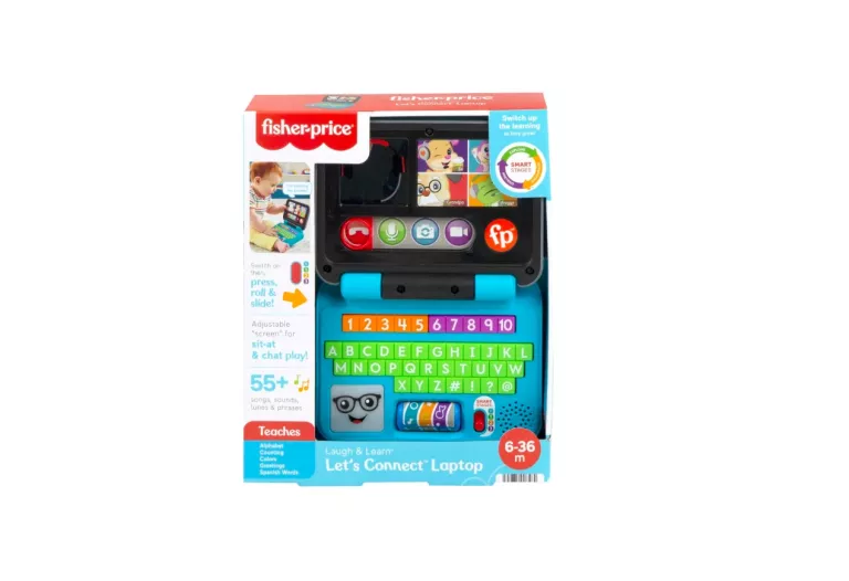 ZABAWKA LAPTOP EDUKACYJNY FISHER PRICE UCZ SIĘ I ŚMIEJ!
