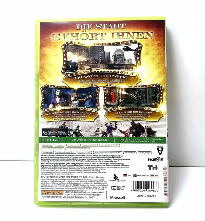 GRA SAINTS ROW 2 XBOX 360