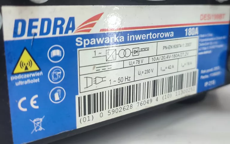 SPAWARKA INWENTOROWA 180A DEDRA