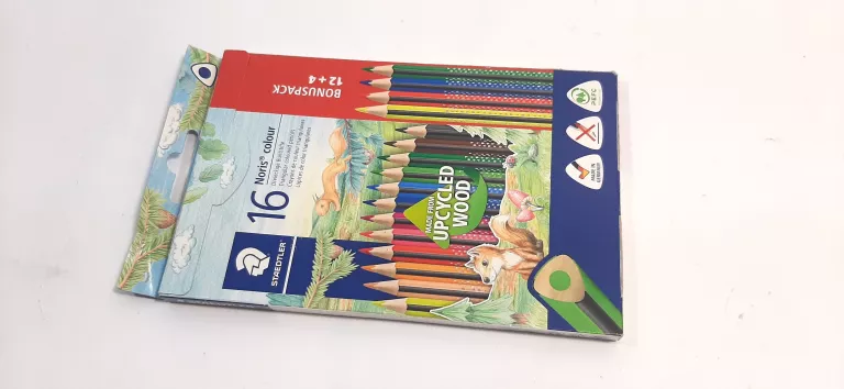 KREDKI STAEDTLER NORIS COLOUR16 KOLORÓW TRÓJKĄTNE