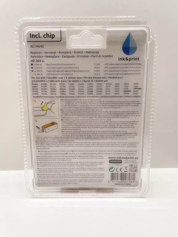 TUSZ INK&PRINT DO HP 364 XL ZESTAW