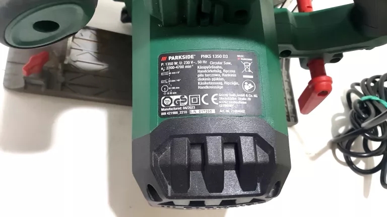 PIŁA TARCZOWA PARKSIDE PHKS 1350 D3 MOŻLIWOŚĆ REGULACJI OBROTÓW