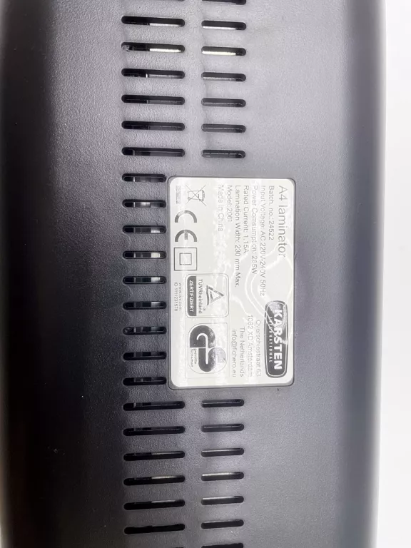 LAMINATOR ZGRZEWARKA LAMINARKA A4 25X FOLIA GRATIS 8711568040804