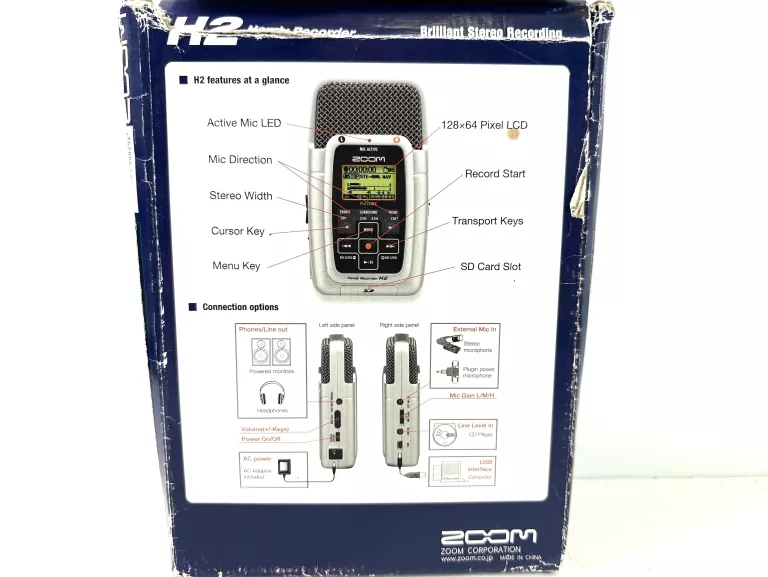 REJESTRATOR DZWIĘKU ZOOM H2