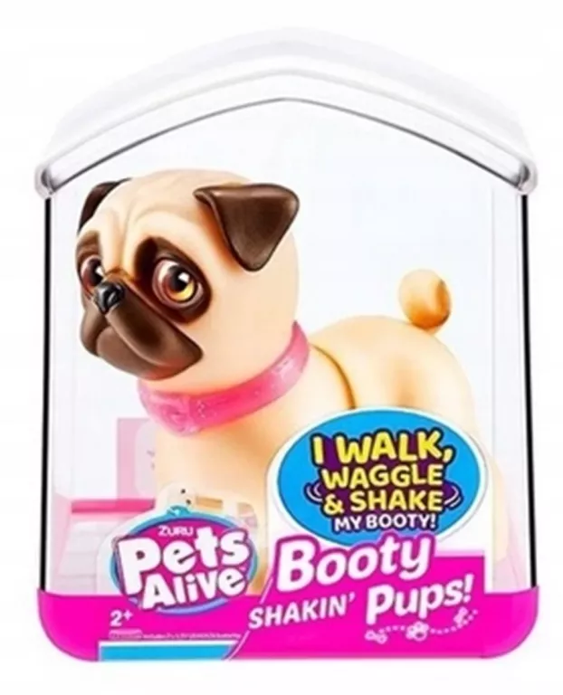 PETS ALIVE BOOTY SHAKIN PUPS BULDOG ZWIERZAK FIGURKA PIESEK
