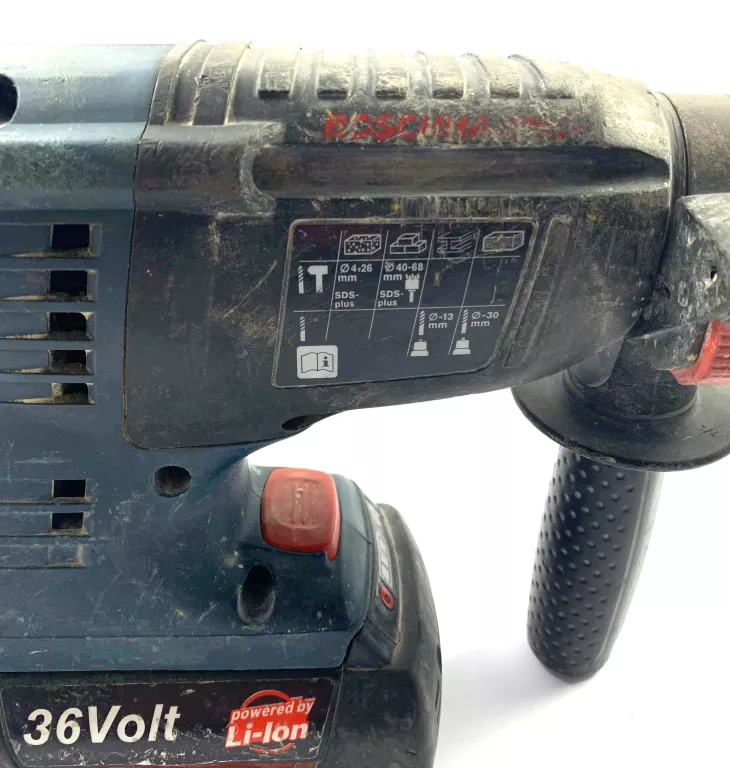 MŁOT UDAROWY BOSCH GBH-36 VF-LI 2X AKU + ŁAD + WALIZKA