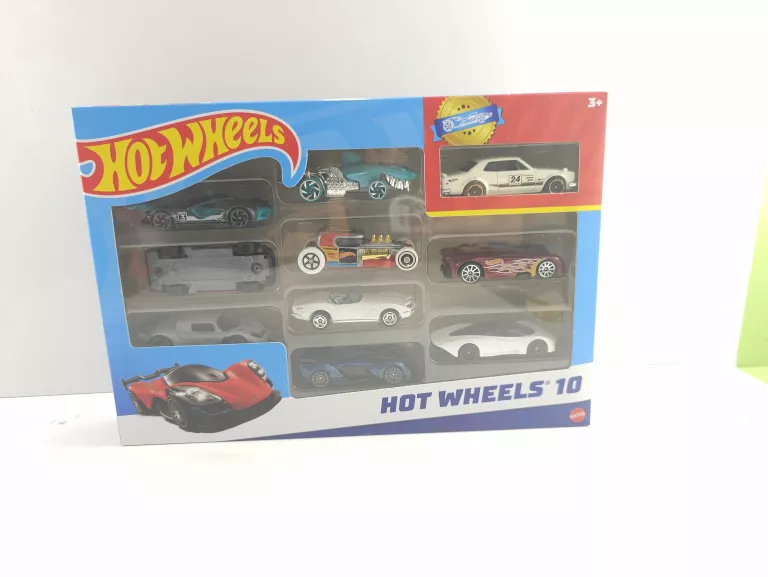 HOTWHEELS DZIESIĘCIOPAK ZESTAW PREZENTOWY 10 AUT