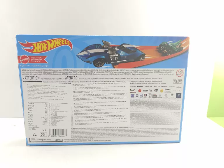 HOTWHEELS DZIESIĘCIOPAK ZESTAW PREZENTOWY 10 AUT