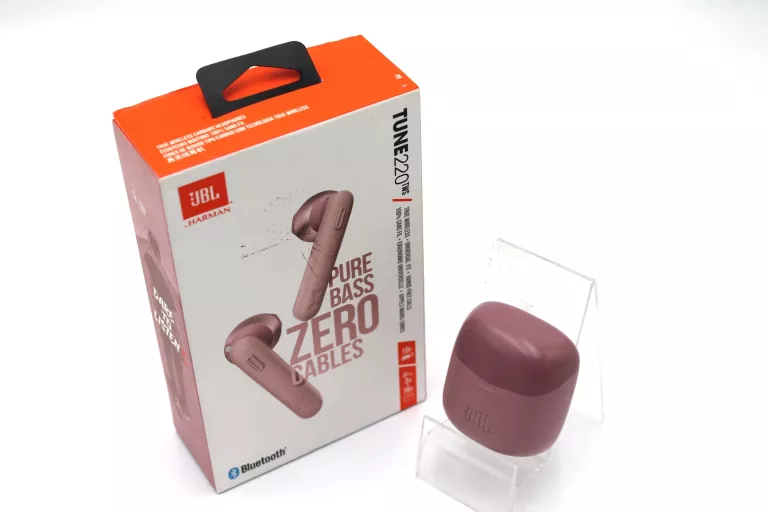 SŁUCHAWKI JBL TUNE 220 TWS RÓŻOWE KOMPLET