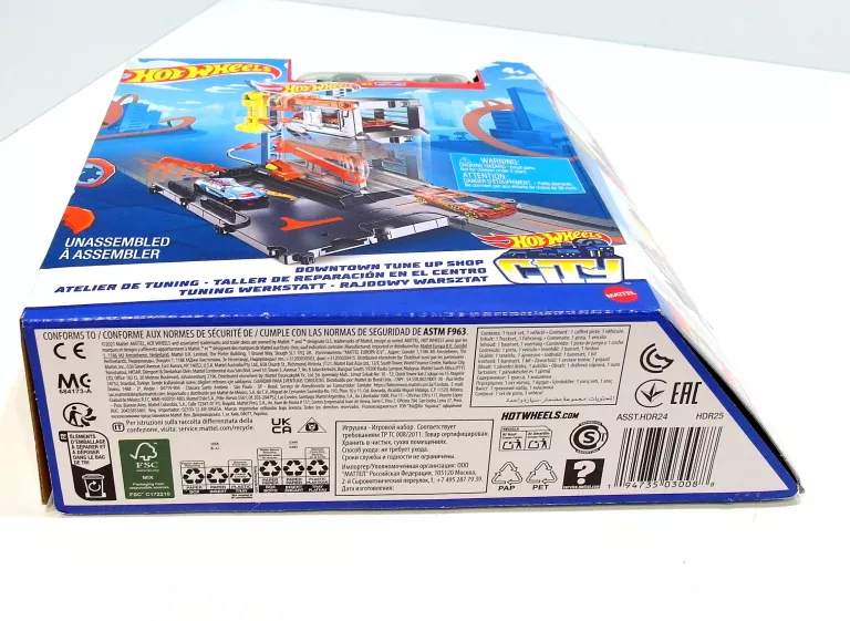 HOT WHEELS CITY MAŁY ZESTAW RAJDOWY PARKING HDR28 MATTEL
