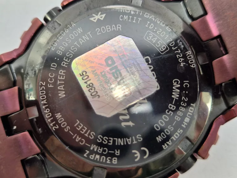 CASIO G-SHOCK GMW-B5000RD BORDOWY