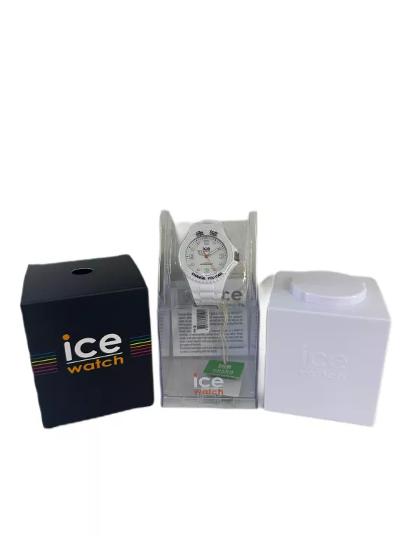 ZEGAREK ICE WATCH (REF:019.138) WHITE FOREVER DAMSKI, MAŁY,RETRO,ELEGANCKI