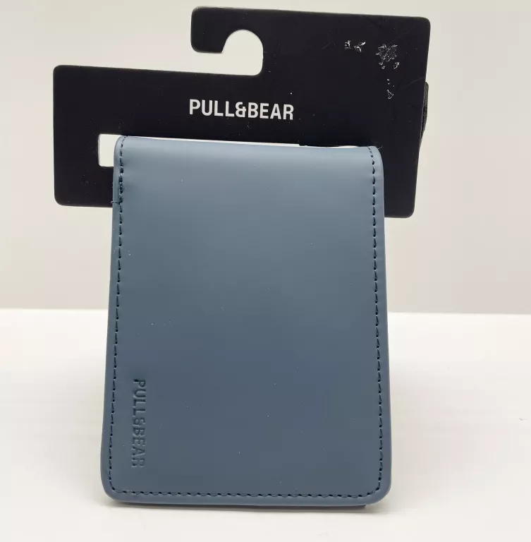 PORTFEL PULL&BEAR NIEBIESKI ROZMIAR M POLIURETAN