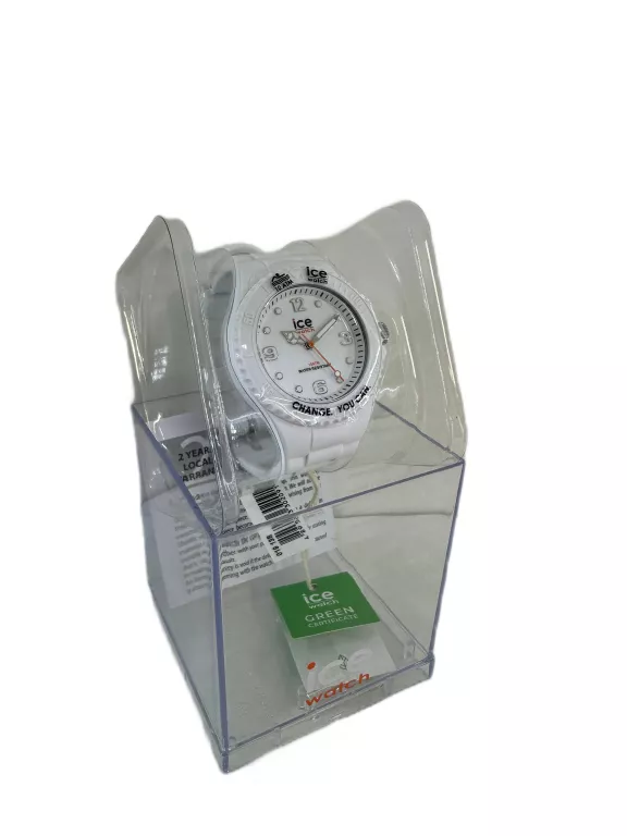 ZEGAREK ICE WATCH (REF:019.138) WHITE FOREVER DAMSKI, MAŁY,RETRO,ELEGANCKI