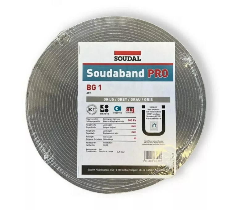 TAŚMA ROZPRĘŻNA USZCZELNIAJĄCA SOUDAL SOUNDABAND PRO BG1 15/4-9 8M