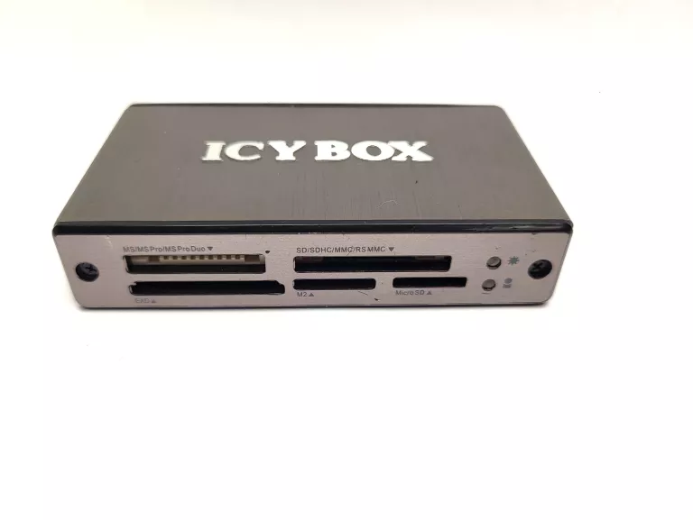 ZEWNĘTRZNY CZYTNIK KART PAMIĘCI ICY BOX IB-869A-B USB 3 / KABELEK