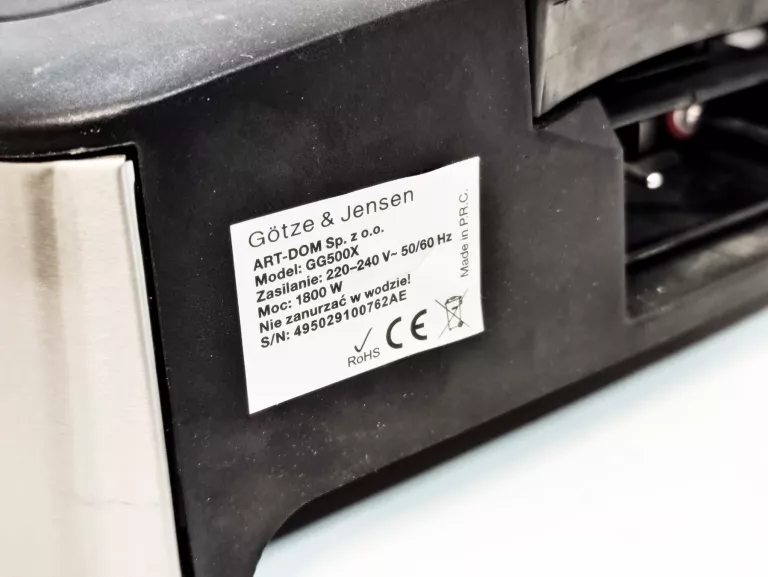GRILL ELEKTRYCZNY GÖTZE & JENSEN GG500X