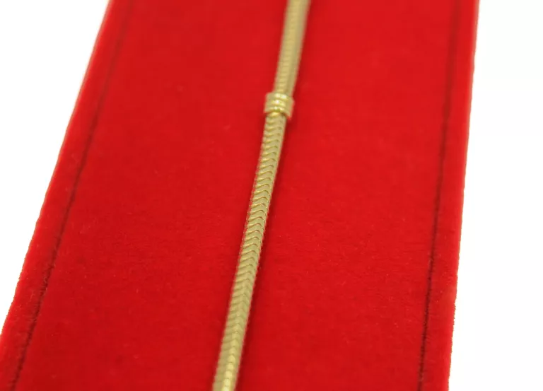 ZŁOTA BRANSOLETA B60 7,59 G 18,5 CM