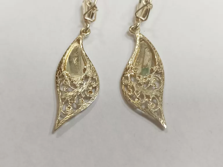 ŚLICZNE ZŁOTE KOLCZYKI 4,48G PR585 14K