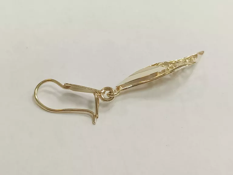 ŚLICZNE ZŁOTE KOLCZYKI 4,48G PR585 14K