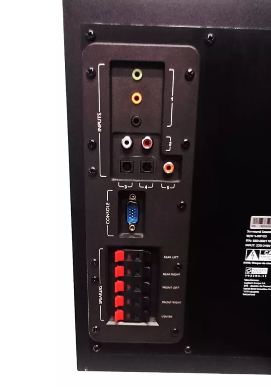 ZESTAW GŁOŚNIKÓW LOGITECH Z906 5.1