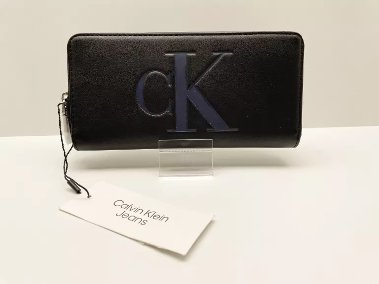 PORTFEL DAMSKI CALVIN KLEIN JEANS CKJ DUŻY CZARNY KOLOR Z METKĄ!