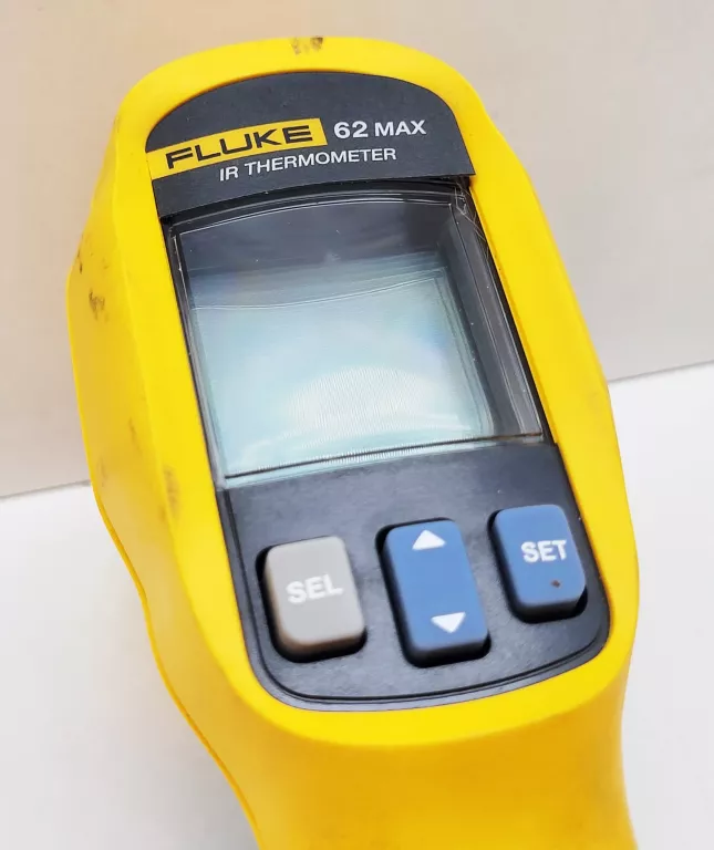 PIROMETR LASEROWY FLUKE TERMOMETR IR NA PODCZERWIEŃ 62 MAX ŻÓŁTY