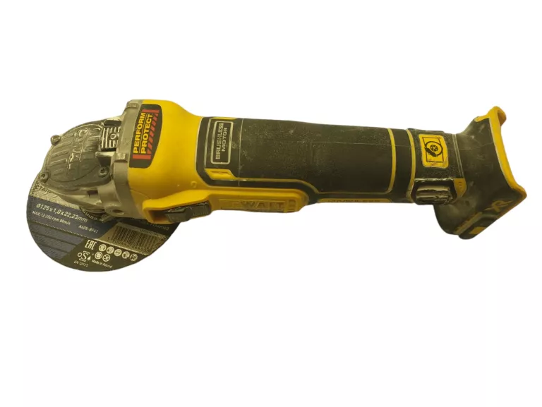 SZLIFIERKA KĄTOWA AKU DEWALT BRUSHLESS 18V XR + 2X AKU + ŁAD. W WALIZCE