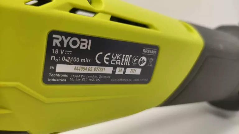 PIŁA SZABLASTA AKUMULATOROWA RYOBI RRS1801