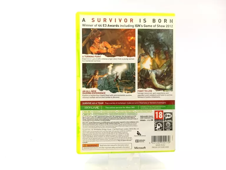 GRA TOMB RAIDER XBOX 360