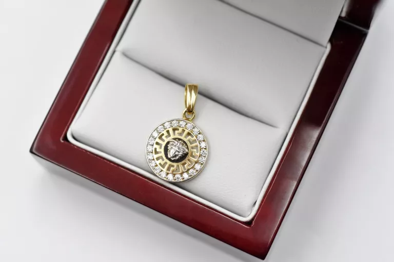 piekna-zlota-zawieszka-meduza-pr-585-206g-2cm-14k-stan-uzywany