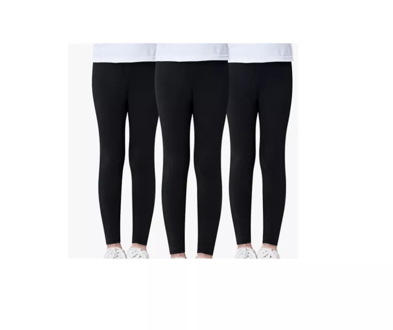 L&K-II LEGGINSY 146/152 CZARNE