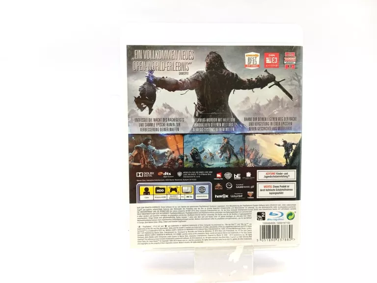 MIDDLE-EARTH: SHADOW OF MORDOR SONY PLAYSTATION 3 (PS3)